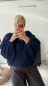 Preview: Ballon Strickpulli - Blau