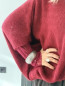 Preview: Longsleeve Spitze - Burgundy