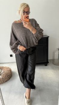 Preview: Ballon Strickpulli - Taube