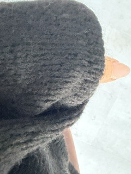 Long - Pulli - V Schwarz