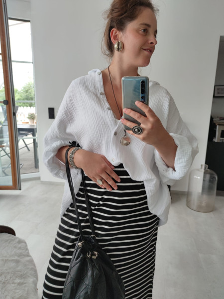 Musselin Bluse